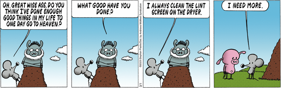Pearls Before Swine Comic Strip for March 01, 2023 