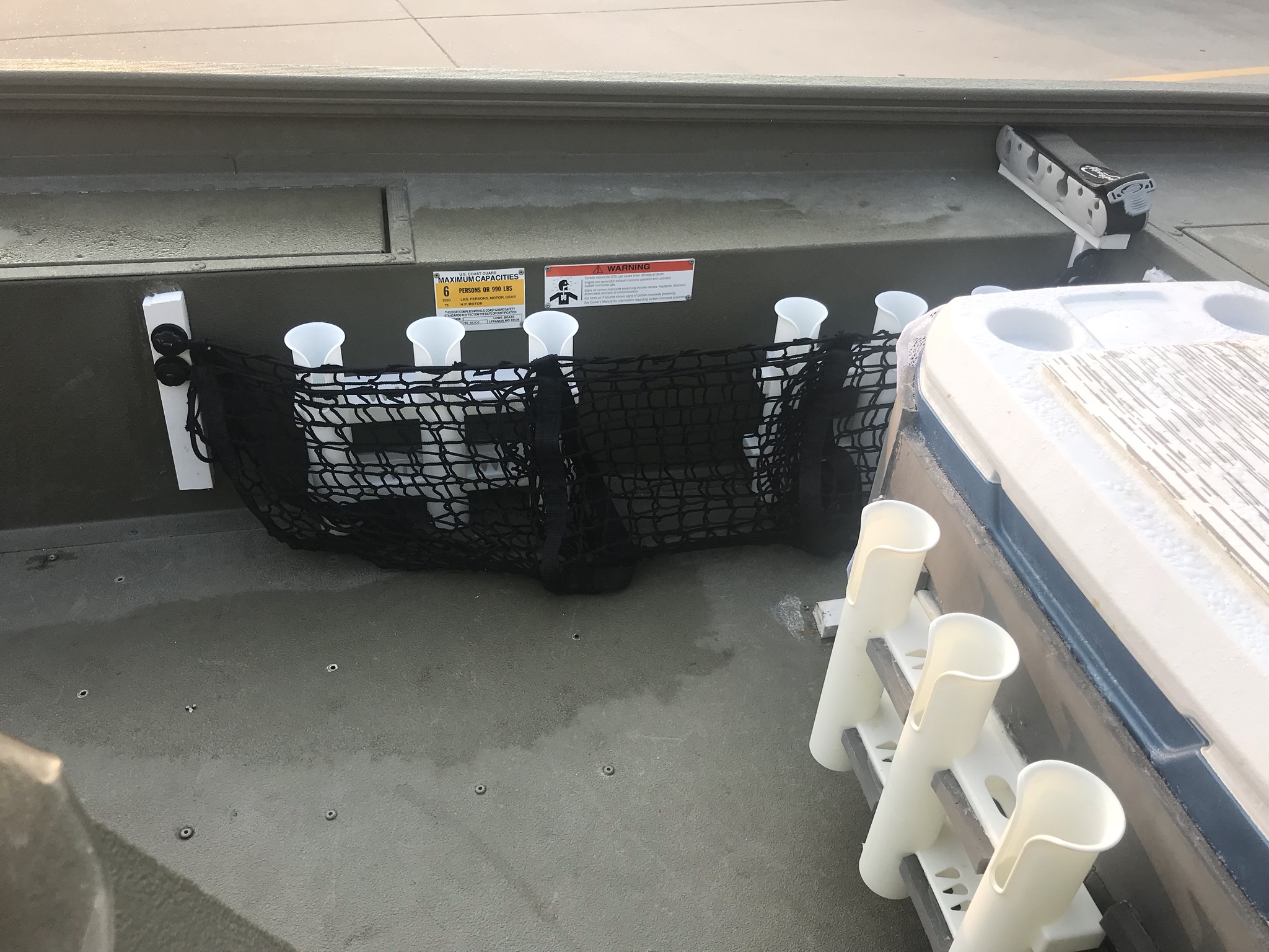 Storage solutions for a 14' boat?