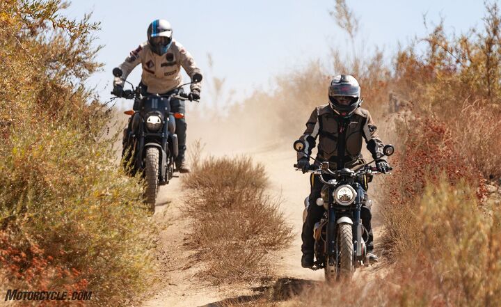 2020 Indian FTR Rally vs. Triumph Scrambler 1200 XC