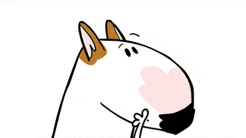Think Bull Terrier GIF by Jimmy the Bull