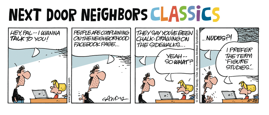 Next Door Neighbors Comic Strip for March 16, 2024 