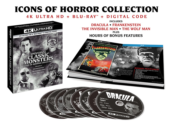 Universal Classics Monsters: Icons of Horror Collection (4K Ultra HD)