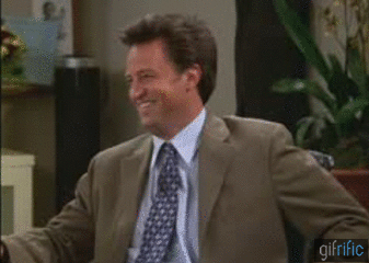 Chandler-Bing-laughter-to-shock-reaction-at-meeting.gif