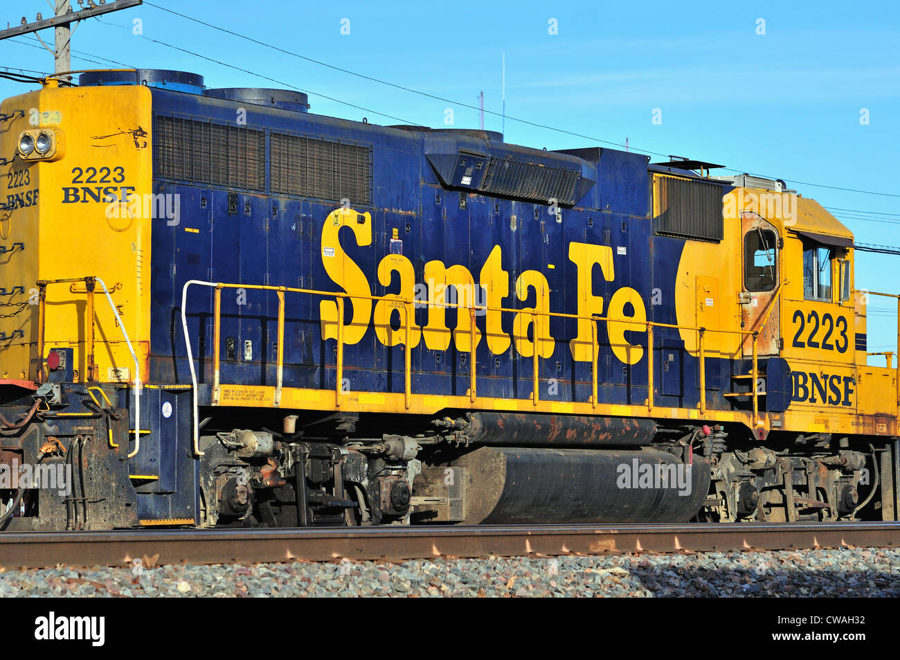 burlington-northern-and-santa-fe-railway-unit-2223-in-old-santa-fe-CWAH32.jpg