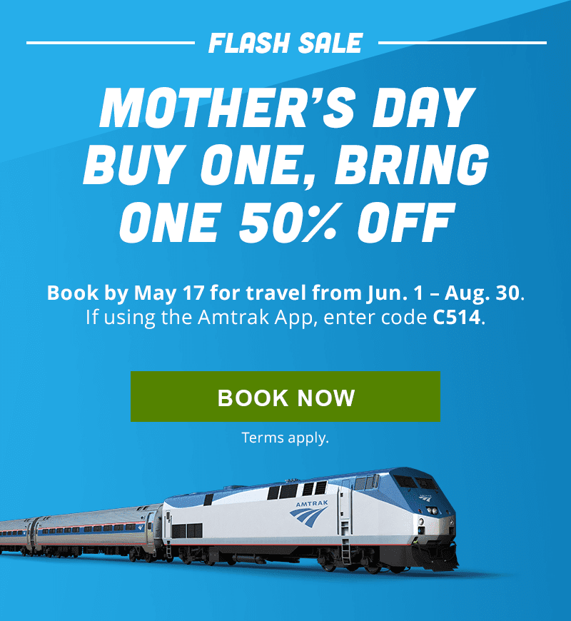 Mother’s Day Buy One, Bring One 50% Off