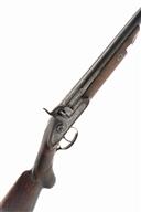 A 8-BORE PERCUSSION SINGLE BARREL SPORTING GUN BY J. TRASDALE, CIRCA 1850, no visible serial number,                                   