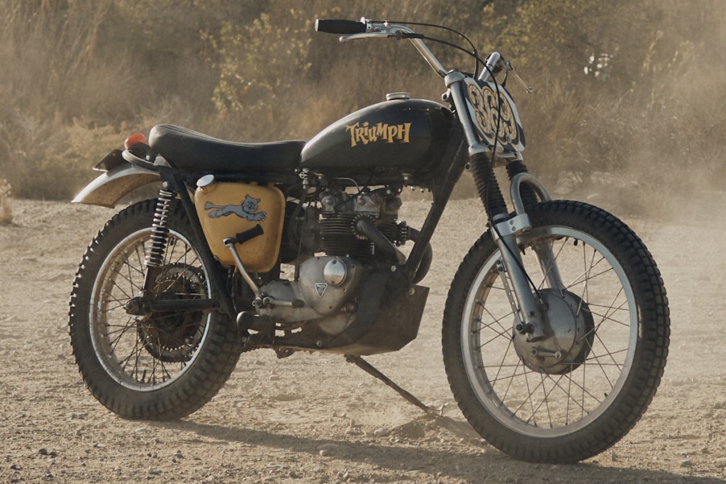 Triumph T100C Desert Sled