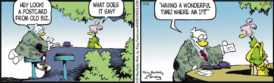 Shoe Comic Strip for May 23, 2023 