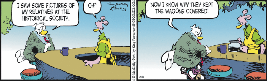 Shoe Comic Strip for March 08, 2023 