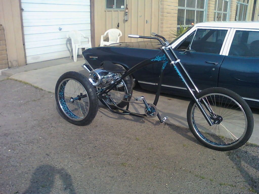 custom chopper trike bicycles