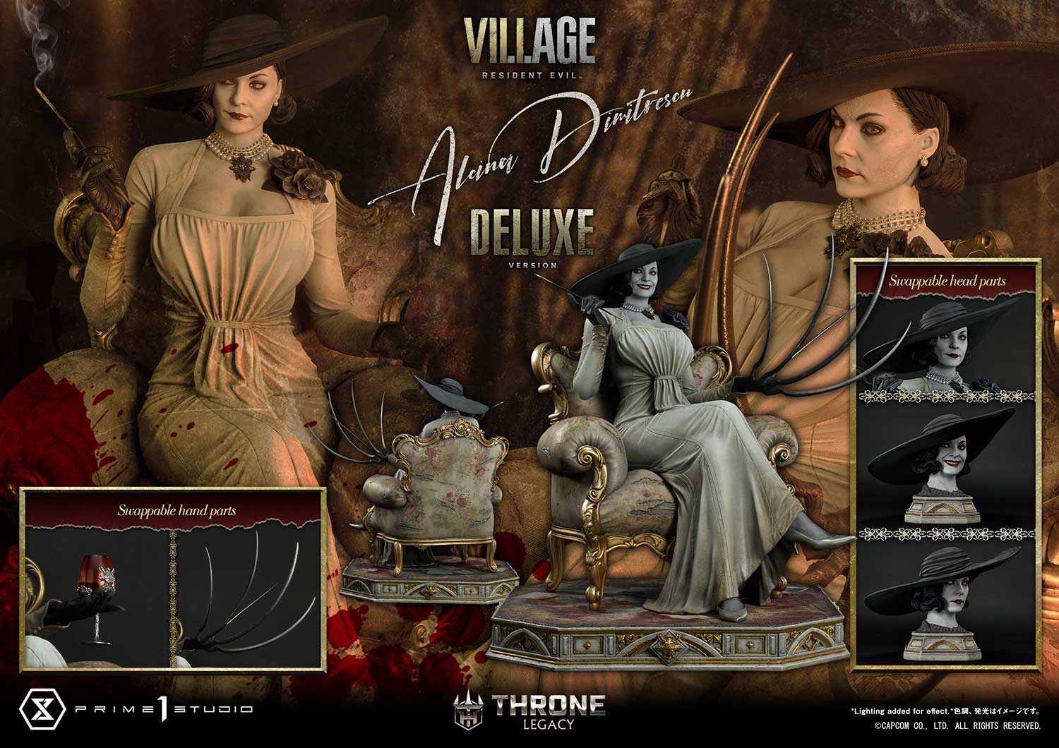 Prime 1: Resident Evil - Lady Alcina Dimitrescu - Throne Legacy 1/4 |  Collector Freaks Collectibles Forum