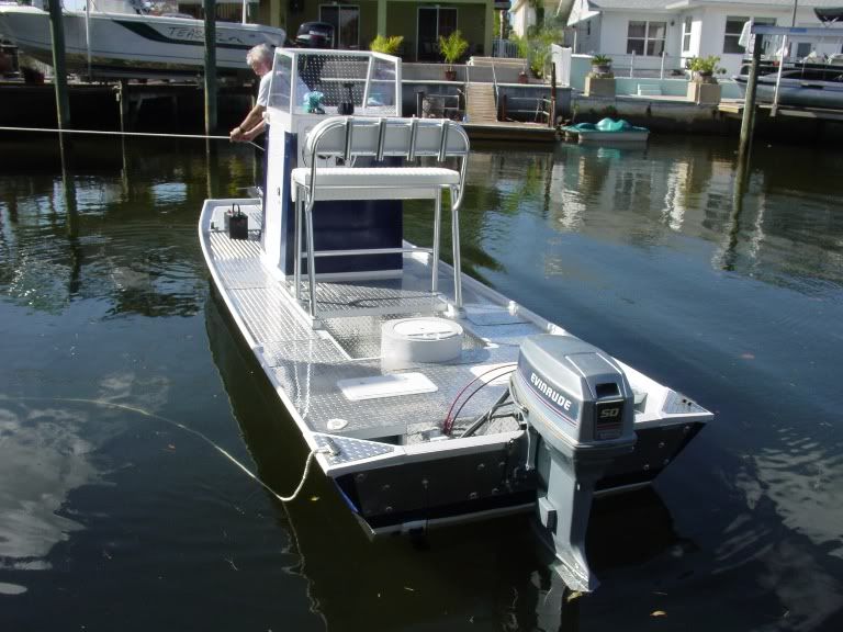 1970 flat bottom, 14 ft. jon boat modification