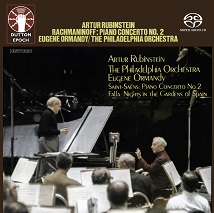 Artur Rubinstein/Eugene Ormandy/The Philadelphia Orchestra - Rachmaninov: Piano Concerto No. 2 & Saint-Saëns: Piano Concerto No. 2/Falla: Nights in the Gardens of Spain [SACD Hybrid Multi-channel]