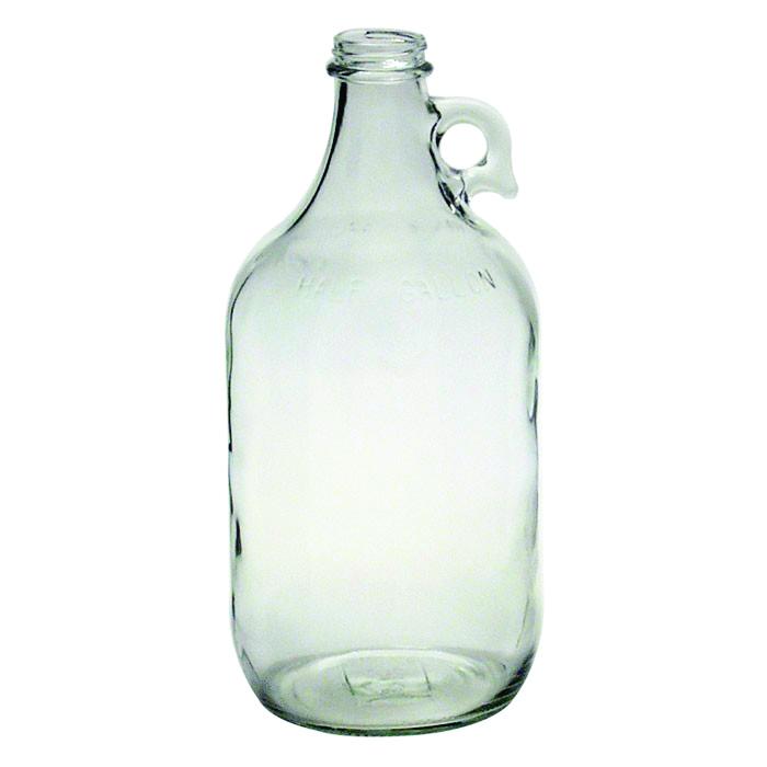 Home Brew Ohio One Gallon Wide Mouth Glass Jar with Grommeted Lid