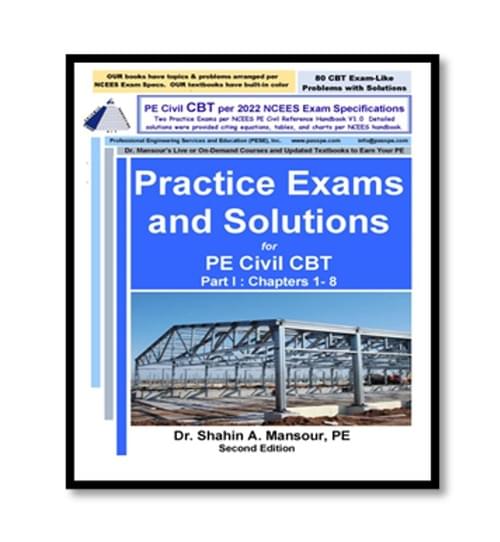 PE Civil CBT - Civil Practice Exams and Solutions