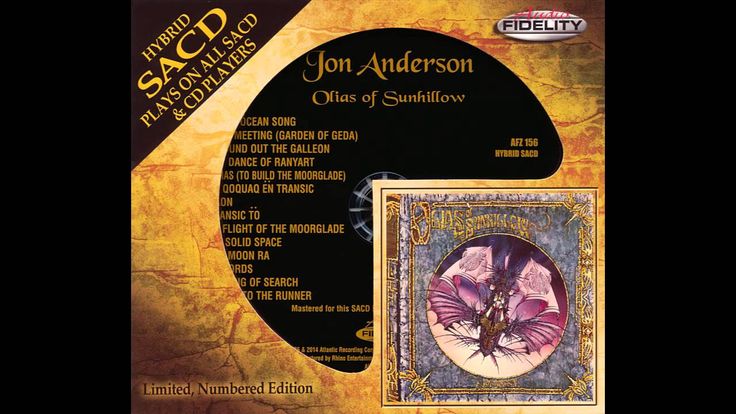 Jon Anderson - Olias Of Sunhillow [2014 Audio Fidelity Hybrid SACD ...