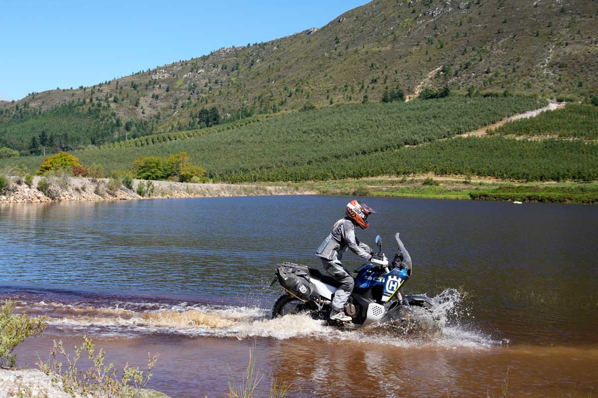 Husqvarna Norden 901 Expedition Review water