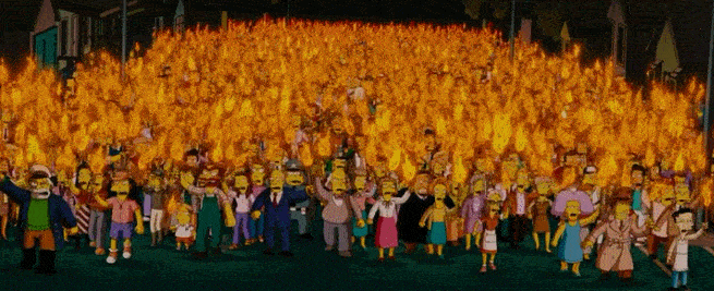 simpsons-movie-mob-laser-time.gif