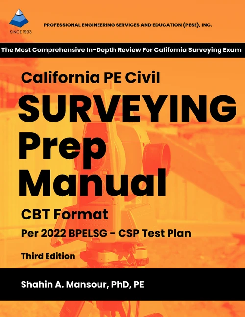 Surveying Prep Manual for California PE Civil License
