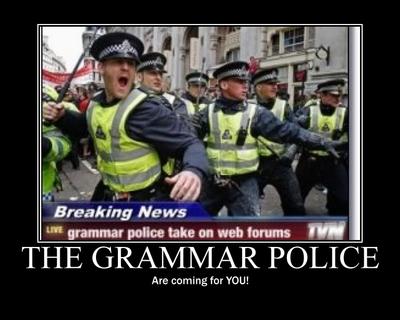 A Room To Write: Fending Off The Grammar Police