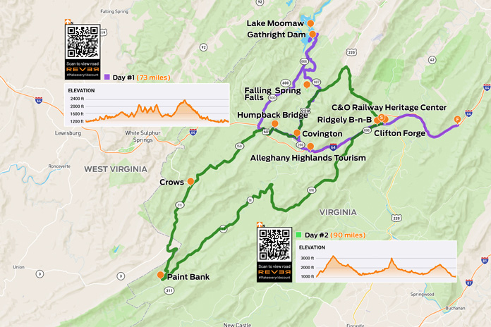 Alleghany Highlands Virginia Motorcycle Ride