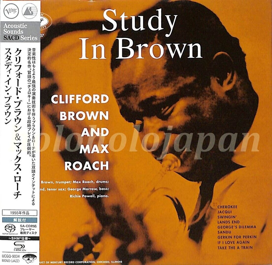 SHM SACD Study In Brown Limited Edition CLIFFORD BROWN UCGQ9034 PaperSleeve 2023 - Picture 1 of 2