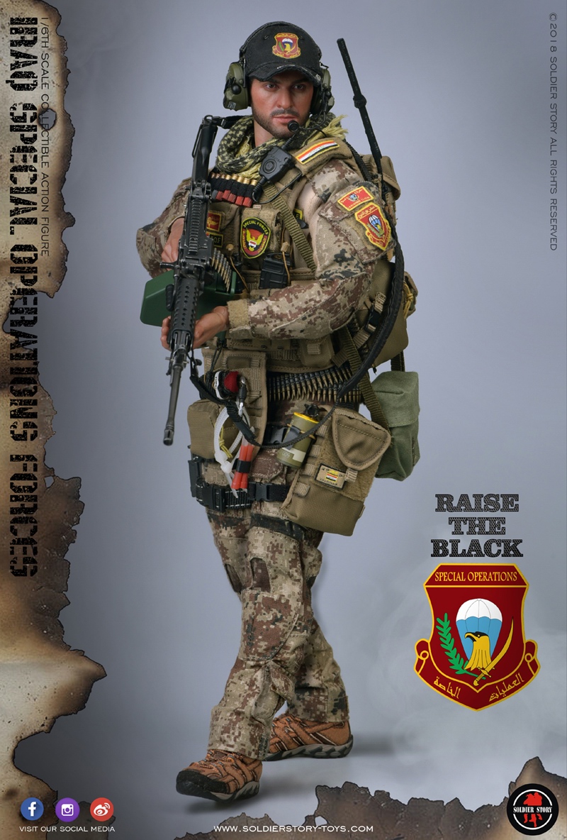 1/6 - SoldierStory 1/6 Iraq Special Operations Forces “ISOF” - SAW 
