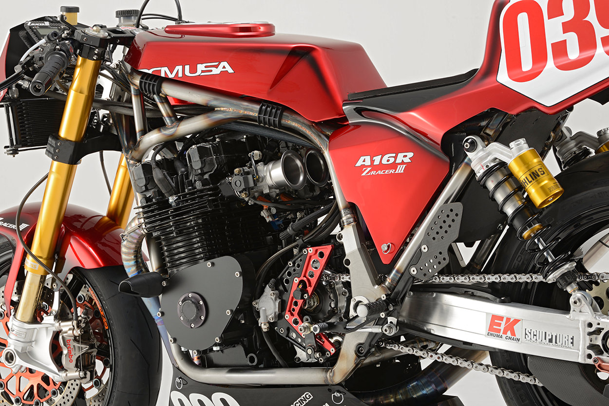 Heavily modified Kawasaki Z1000 race bike by AC Sanctuary