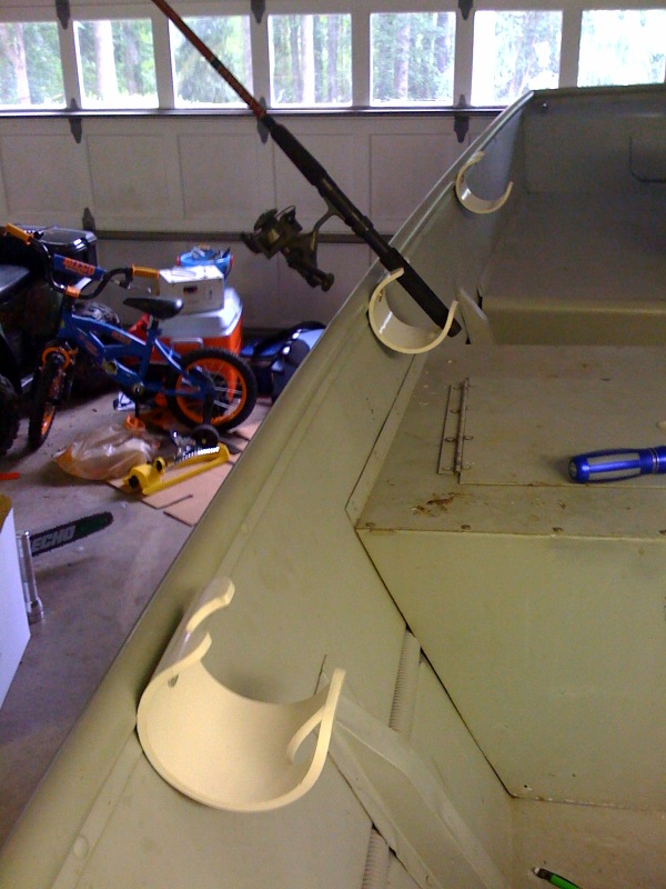 My new homemade PVC rod holders  Aluminum Boat & Jon/V Boat Discussion  Forum