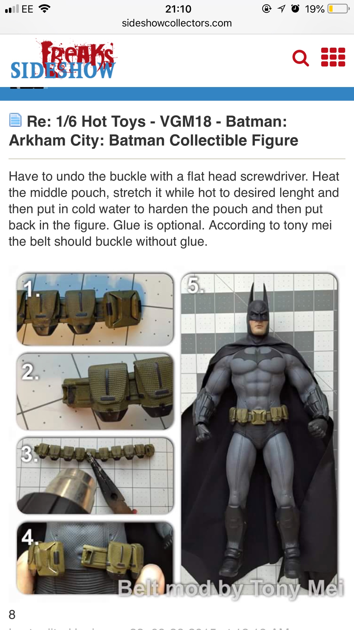 1 6 Hot Toys Vgm18 Batman Arkham