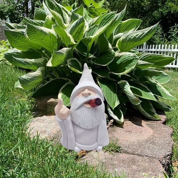 Naughty wizard dwarf gnome 6in. | Other | Naughty Wizard Dwarf Garden ...