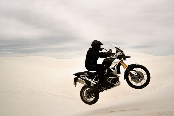 2020 Triumph Tiger 900 jumping