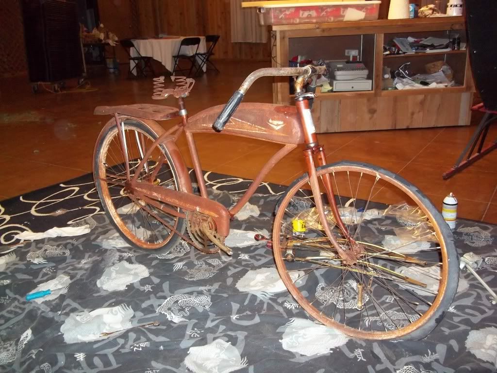 Rust removal with Nevr-Dull  Rat Rod Bikes Bicycle Forum