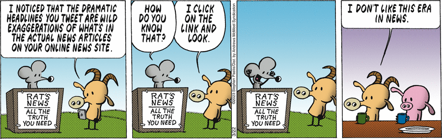 Pearls Before Swine Comic Strip for March 22, 2023 