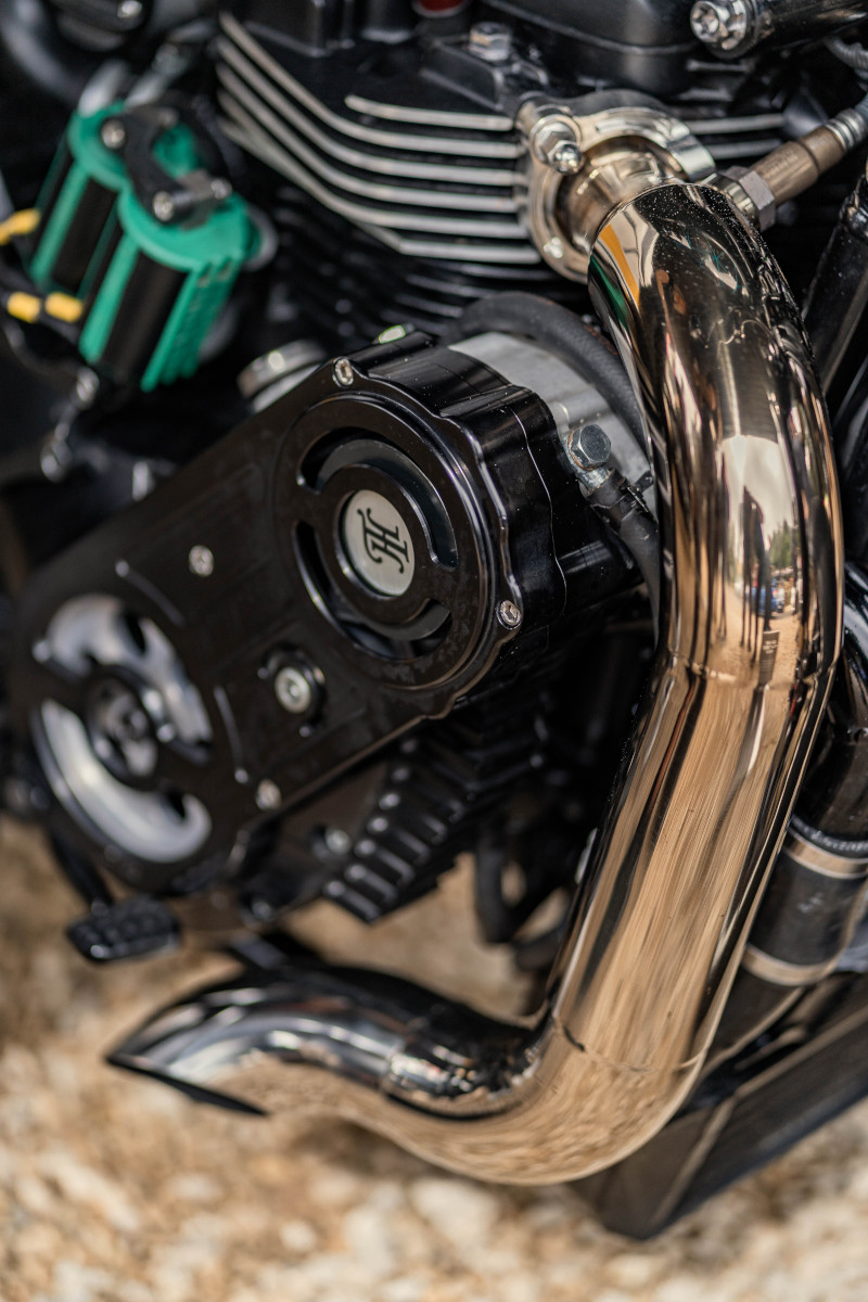 Supercharged Triumph Bobber