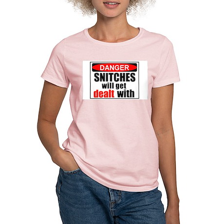 stop_snitchin_womens_light_tshirt.jpg