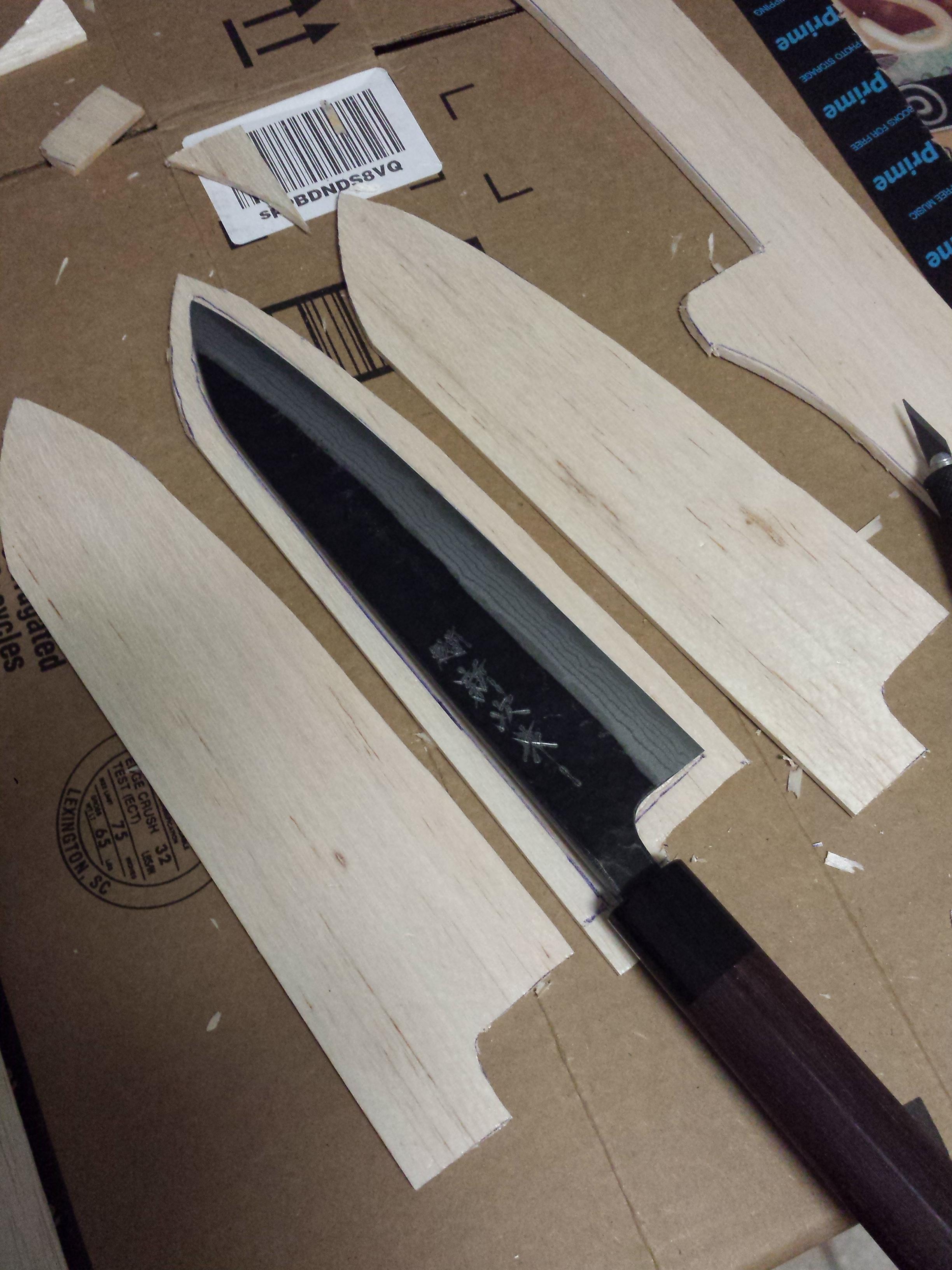 Easy DIY: A Knife Sheath Made from Balsa Wood
