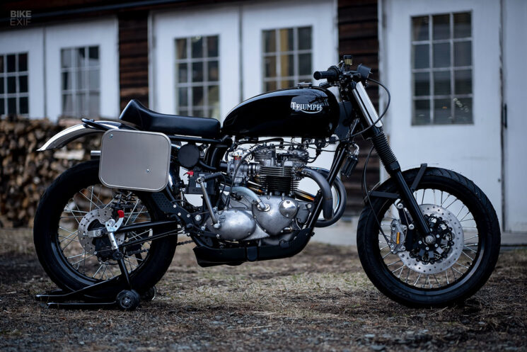 Triumph T140 race bike by 46Works