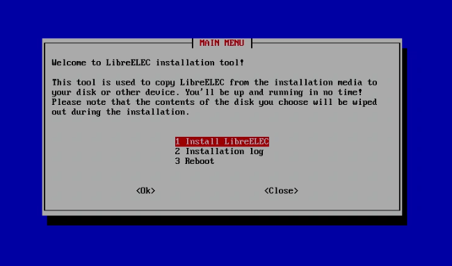 LibreELEC_installer_main_menu.png
