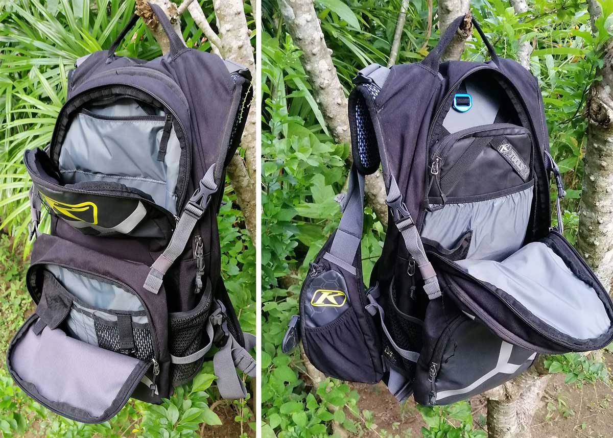 Klim Arsenal Backpack Review inside