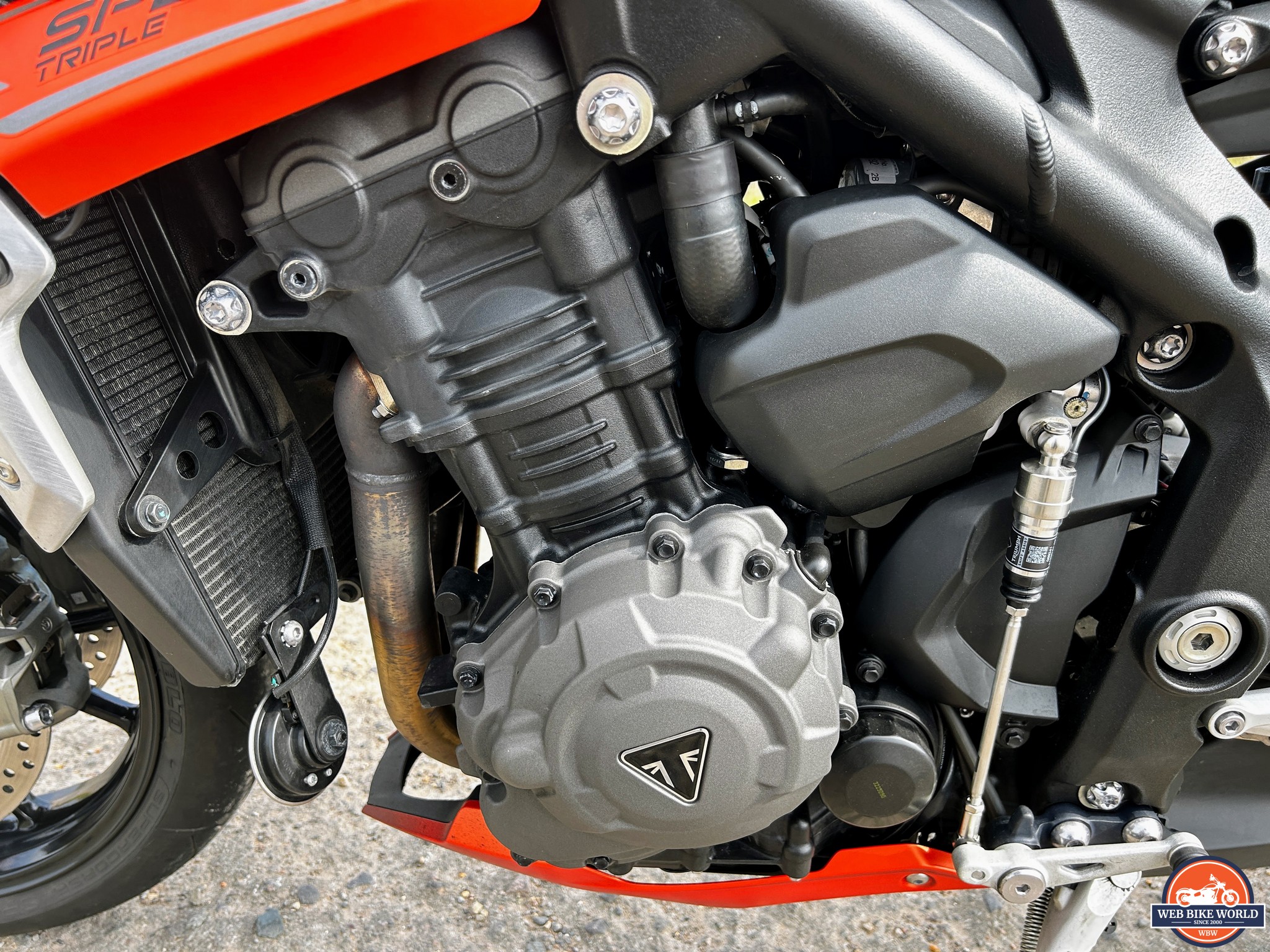 1160cc engine on 2023 Triumph Speed Triple 1200 RS