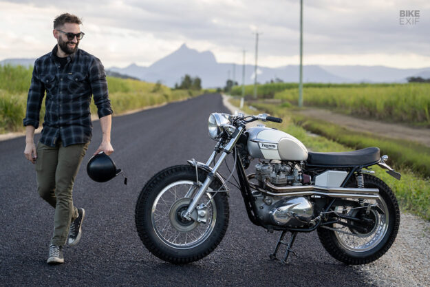 Custom Triumph Bonneville T140 by Purpose Built Moto