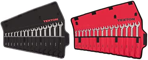 TEKTON Combination Wrench Set, 30-Piece (1/4-1 in., 8-22 mm) - Pouch | 90192