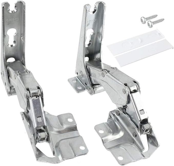 Pair of Hinges For Bosch Neff Siemens Integrated Fridge Freezer 481147 Left or Right side