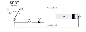 amp switch schematic