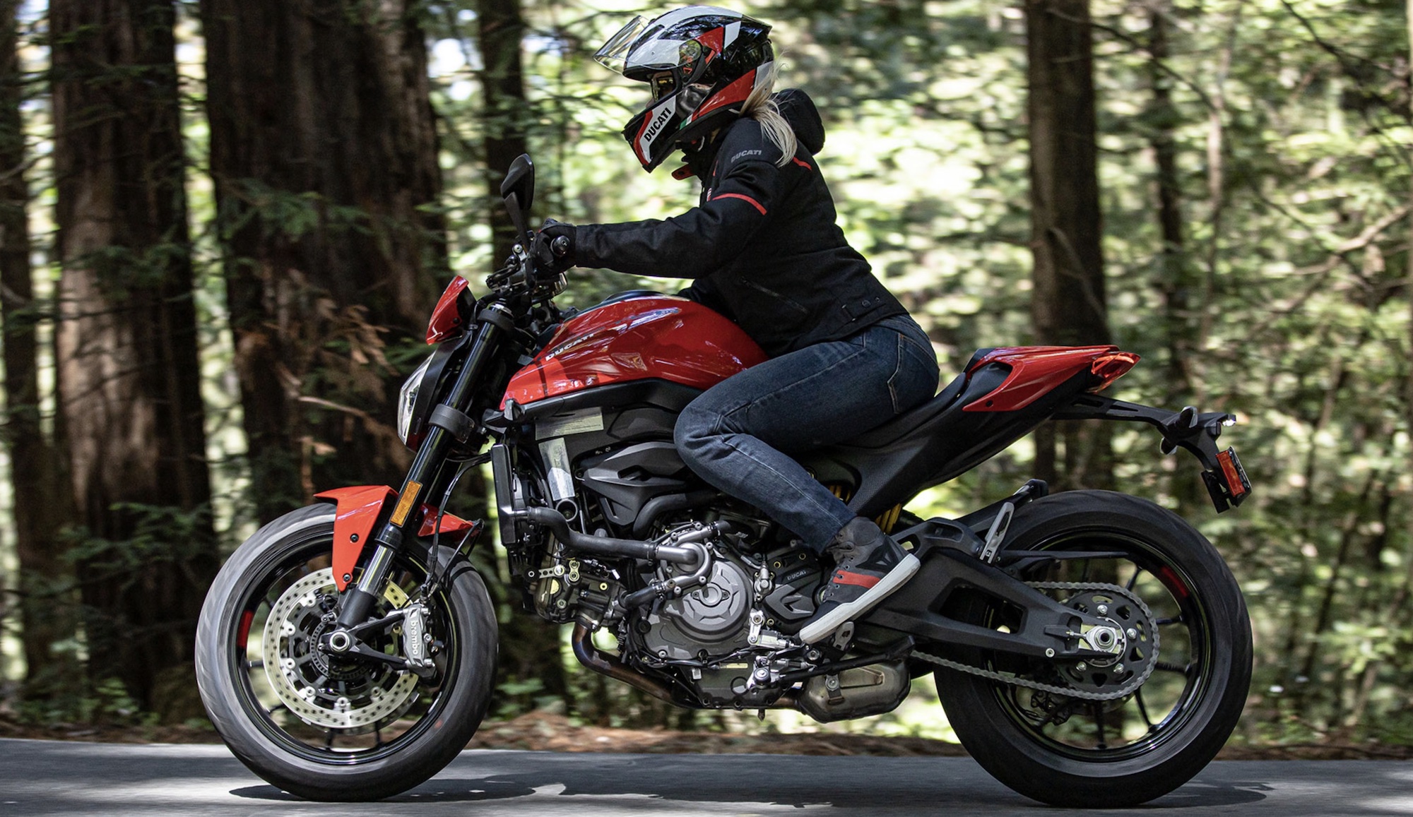 A view of Ducati's Monster. Media sourced from Ducati. 