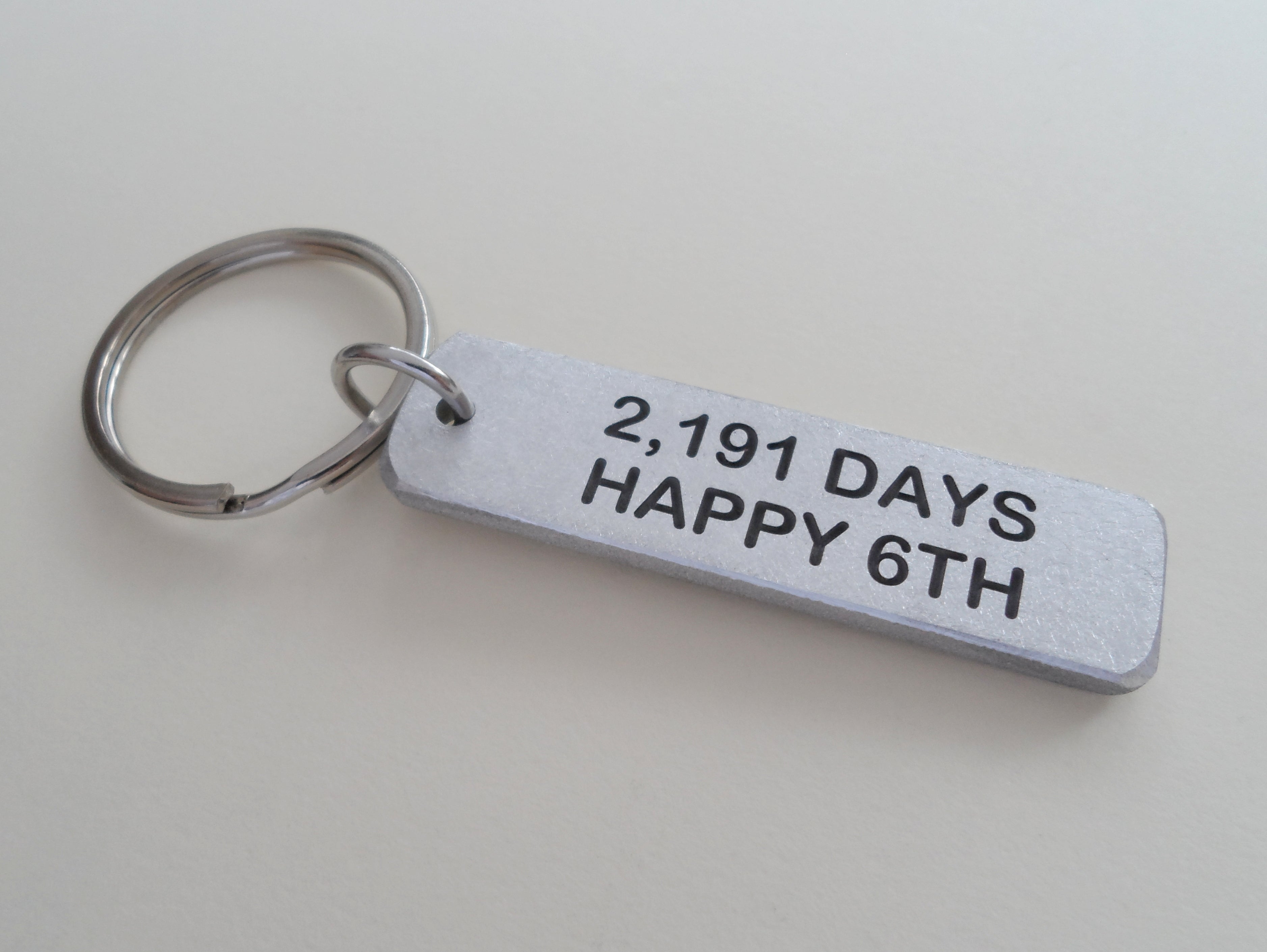 2191_DAYS_happy_6th_aluminum_keychain_anniversary_gift.JPG