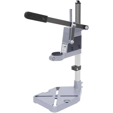 Image of Bench Drill Press Stand, Power Drilling Stand Bench Clamp Adjustable Drill Press Stand,Floor Drill Press Stand Table for Drill Workbench Repair Tool