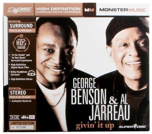 Image 1 - George Benson & Al Jarreau Givin It Up. DVD Surround & CD Super Disc Set New