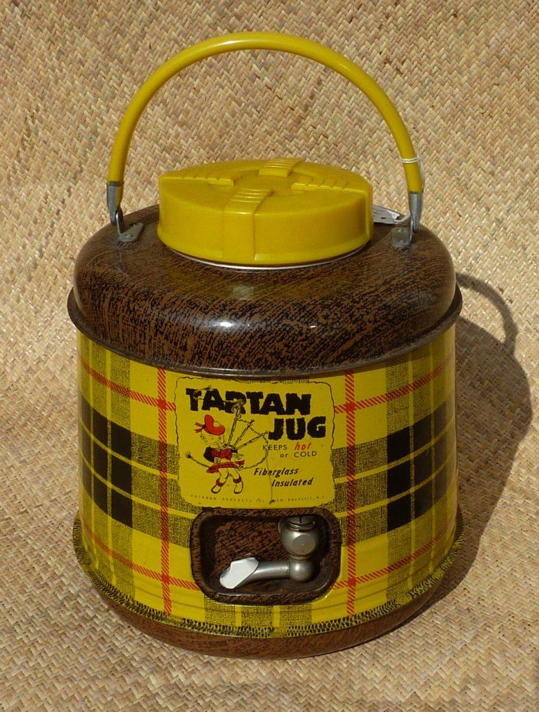 vintage_yellow_tartan_cooler_.jpg